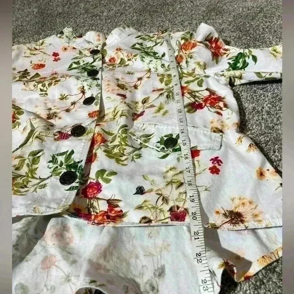 Colleen Atwood Alice Through the Looking Glass in Wonderland Floral Jacket M - Picture 7 of 14